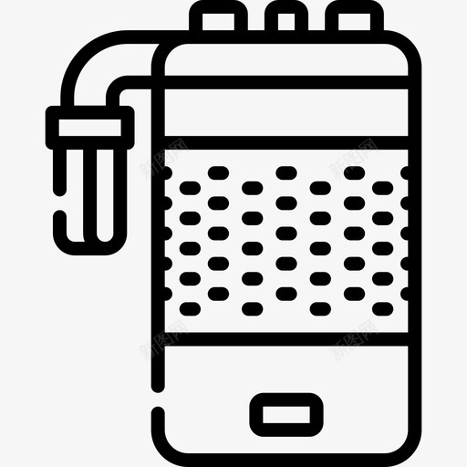 扬声器电子音乐7线性svg_新图网 https://ixintu.com 扬声器 电子音乐 线性