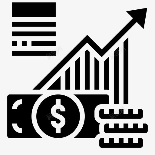 股票市场货币svg_新图网 https://ixintu.com 股票 市场 货币 利润 贸易 财务 策略 glyph 0000010
