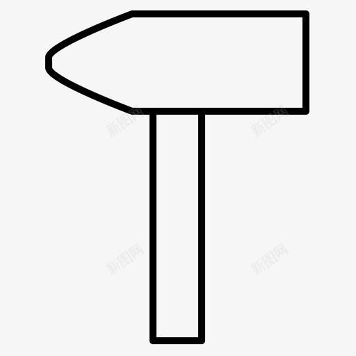施工锤铆接svg_新图网 https://ixintu.com 施工 工具 铆接 细线 线组