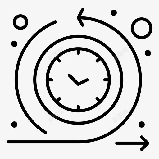周期周期时间常规svg_新图网 https://ixintu.com 周期 时间 常规 例行 流程 时间管理