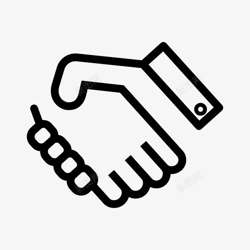 谈判协议业务svg_新图网 https://ixintu.com 谈判 协议 业务 合同 握手 帐目