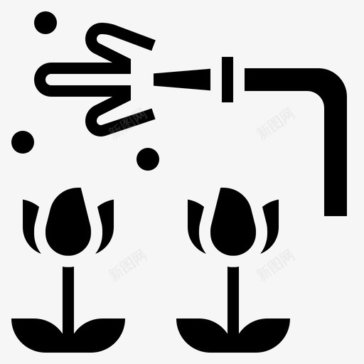 水植物花svg_新图网 https://ixintu.com 植物 花园 晨练 雕文 0000010