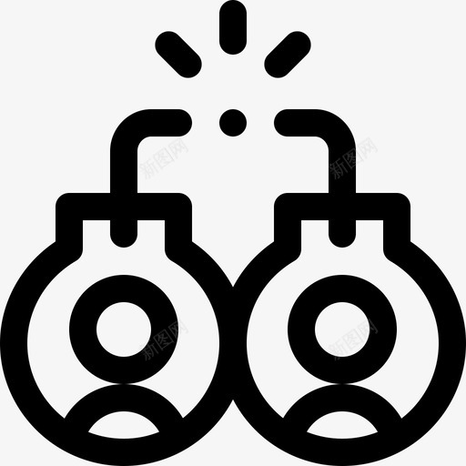 手铐种族主义10直系svg_新图网 https://ixintu.com 手铐 种族主义 直系