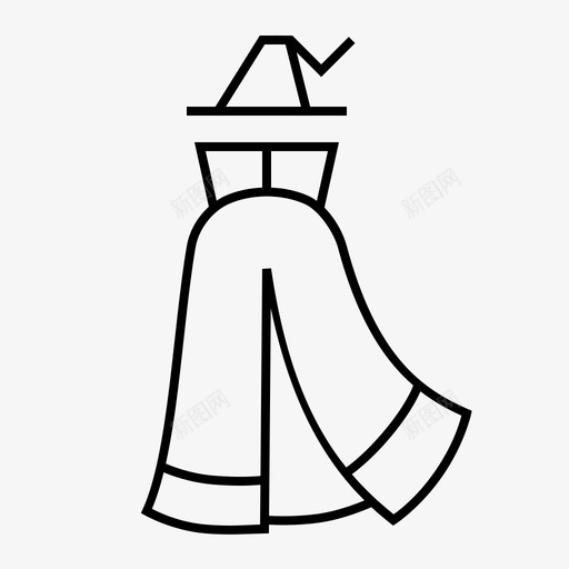 魔法斗篷服装万圣节svg_新图网 https://ixintu.com 魔法 斗篷 服装 万圣节 女巫 王国