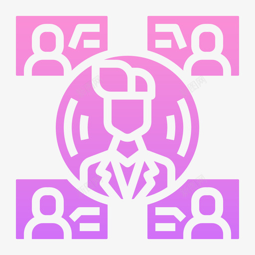 视频会议新标准7其他svg_新图网 https://ixintu.com 视频会议 新标准 标准 其他
