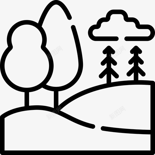 景观自然162线性svg_新图网 https://ixintu.com 景观 自然 线性