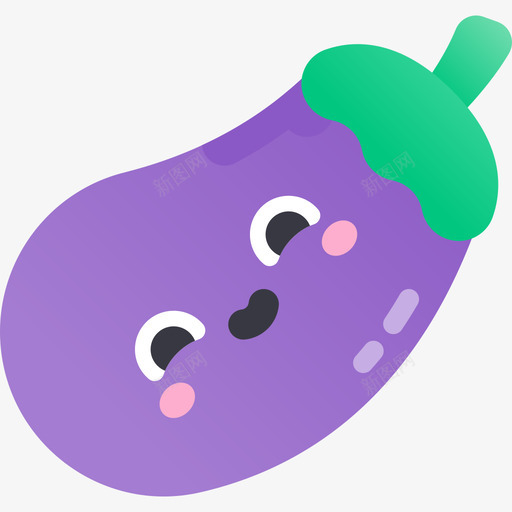茄子烤肉11扁平svg_新图网 https://ixintu.com 茄子 烤肉 扁平