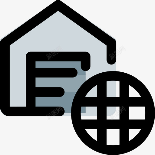国际10号仓库线性颜色svg_新图网 https://ixintu.com 国际 10号 仓库 线性 颜色