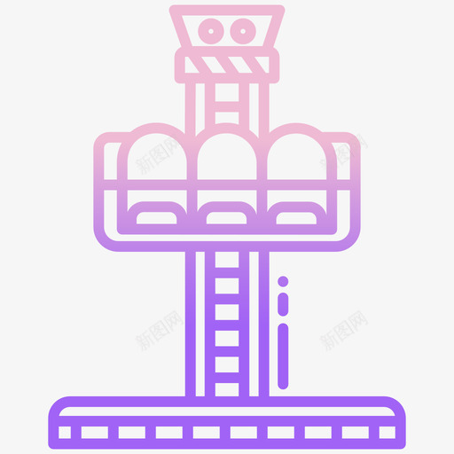 84号游乐场升降塔轮廓坡度svg_新图网 https://ixintu.com 84号 游乐场 升降塔 轮廓 坡度