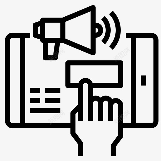 数字营销数字营销209线性svg_新图网 https://ixintu.com 数字 营销 线性