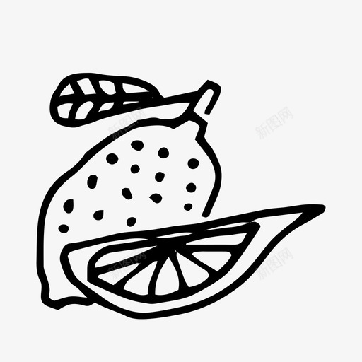 柠檬香料食物svg_新图网 https://ixintu.com 柠檬 香料 食物 水果 冰沙