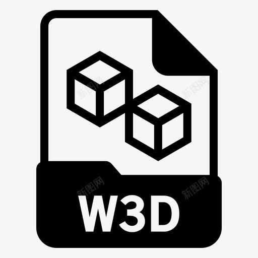 w3d文档文件svg_新图网 https://ixintu.com 文件 格式 w3d 文档 3d 图形