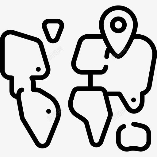 世界旅行348直线svg_新图网 https://ixintu.com 世界 旅行 直线