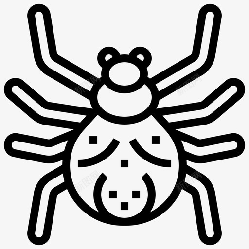 蜘蛛蜘蛛纲家养svg_新图网 https://ixintu.com 蜘蛛 家养 害虫 蜘蛛网 昆虫
