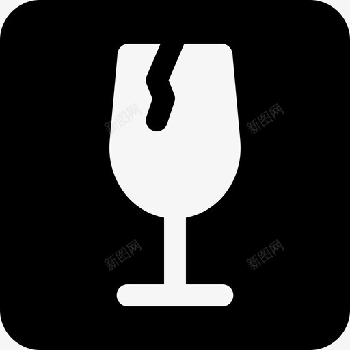 易碎品交付图标集填充svg_新图网 https://ixintu.com 易碎 交付 图标 填充