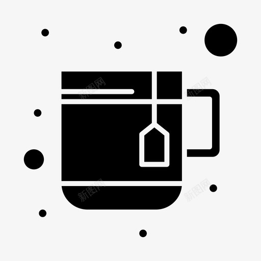 杯子茶网上购物实心字形svg_新图网 https://ixintu.com 杯子 网上购物 实心 字形