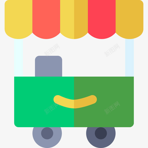 食品车集市81号扁平svg_新图网 https://ixintu.com 食品 集市 81号 扁平