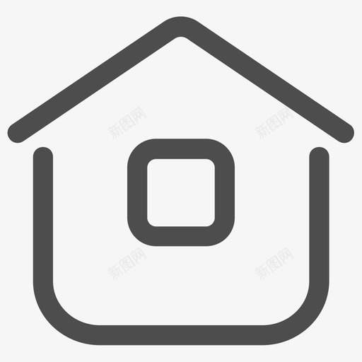 村子房子屋子outlinesvg_新图网 https://ixintu.com 村子 房子 屋子 outline
