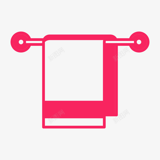 厕洗卫设备毛巾架1svg_新图网 https://ixintu.com 厕洗 设备 毛巾架