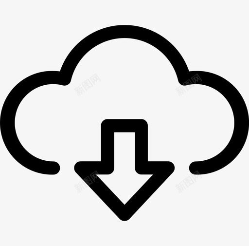 云端粗11svg_新图网 https://ixintu.com 云端