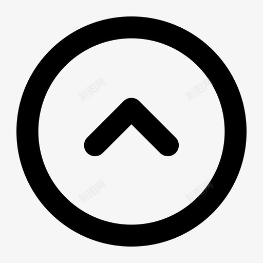 arrowupcirclesvg_新图网 https://ixintu.com arrowupcircle