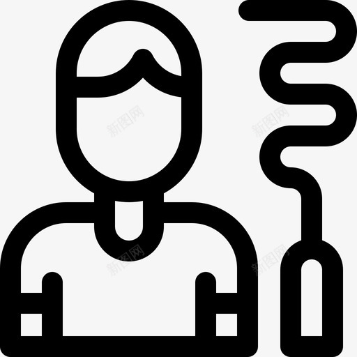 体操体育头像26直线型svg_新图网 https://ixintu.com 体操 体育 头像 直线 线型