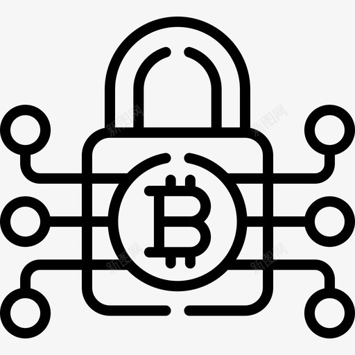 锁定比特币172线性svg_新图网 https://ixintu.com 锁定 比特 线性