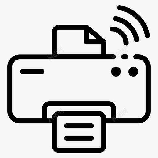 打印机数字技术物联网svg_新图网 https://ixintu.com 联网 打印机 数字 技术 无线 物联 网线