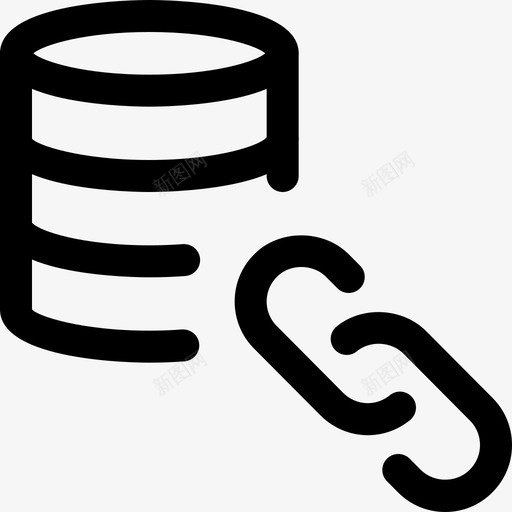 链接web应用程序数据库3线性svg_新图网 https://ixintu.com 链接 web 应用程序 数据库 线性
