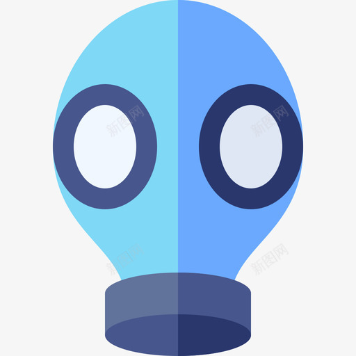 防毒面具防护设备扁平svg_新图网 https://ixintu.com 防毒面具 防护 设备 扁平