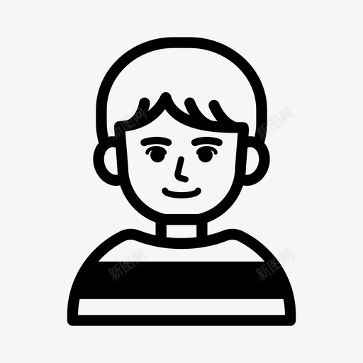 小男孩孩子学生svg_新图网 https://ixintu.com 小男孩 孩子 学生 条纹 衬衫 化身 男孩 男人