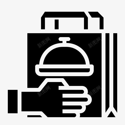 送餐送餐129固体svg_新图网 https://ixintu.com 送餐 固体
