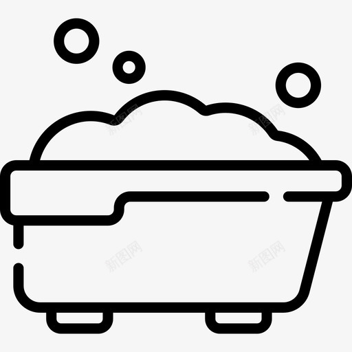 浴缸卫生常规54线性svg_新图网 https://ixintu.com 浴缸 卫生 常规 线性