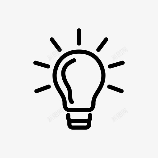 思想活动灯svg_新图网 https://ixintu.com 演讲 思想 活动