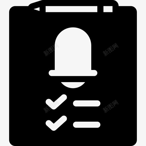 便笺管理管理器报警日常笔记本svg_新图网 https://ixintu.com 便笺 管理 管理器 报警 日常 笔记本 记事本 固态