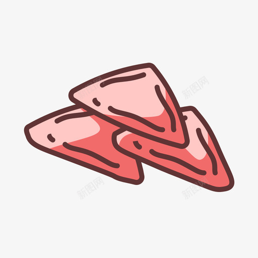 虾饺svg_新图网 https://ixintu.com 虾饺 填充 手绘