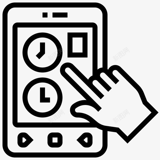 智能工业控制器设备svg_新图网 https://ixintu.com 工业 智能 控制器 设备 平板电脑