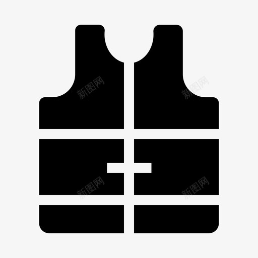 救生衣救生员背心svg_新图网 https://ixintu.com 救生衣 救生员 背心 衣服 基本 图标