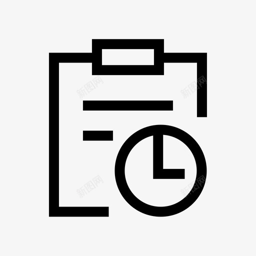 未处理订单svg_新图网 https://ixintu.com 未处理 订单 线性 单色