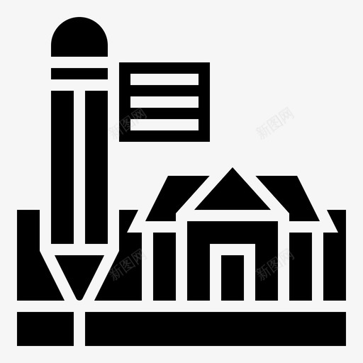 布局图设计主页svg_新图网 https://ixintu.com 布局 设计 主页 建筑 glyph2