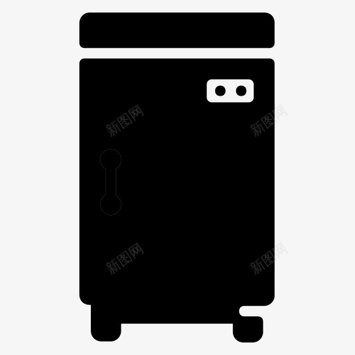 电冰箱箱食品储藏室冰箱svg_新图网 https://ixintu.com 电冰箱 食品 储藏室 冰箱 家用电器 字形 矢量 矢量图 图标