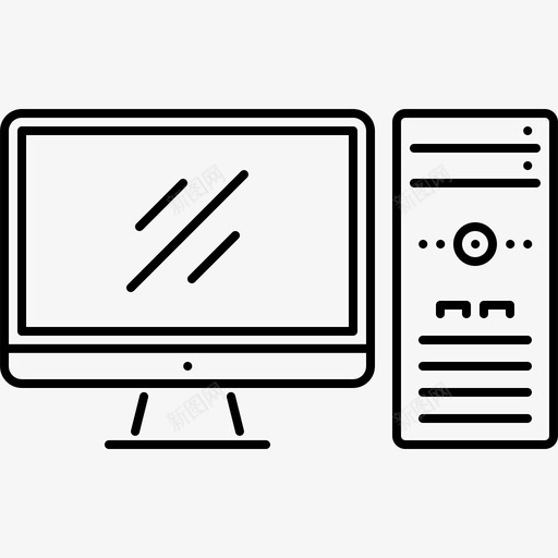 19computermonitosvg_新图网 https://ixintu.com 19computer monito