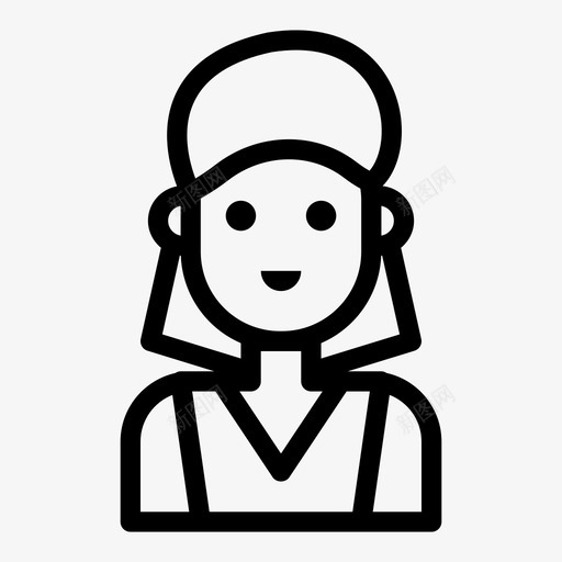 女性化身名人svg_新图网 https://ixintu.com 女性 化身 名人 女孩 人类 女性化 字形