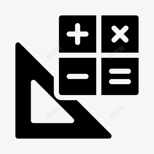 计算量角器工程几何svg_新图网 https://ixintu.com 计算 量角器 工程 几何 测量 字形