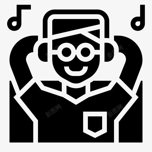 听音乐生活方式倾听svg_新图网 https://ixintu.com 音乐 生活方式 倾听 放松 智慧 生活