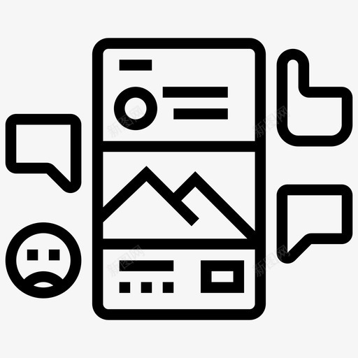 社交互动网络表现svg_新图网 https://ixintu.com 社交 互动 网络 表现