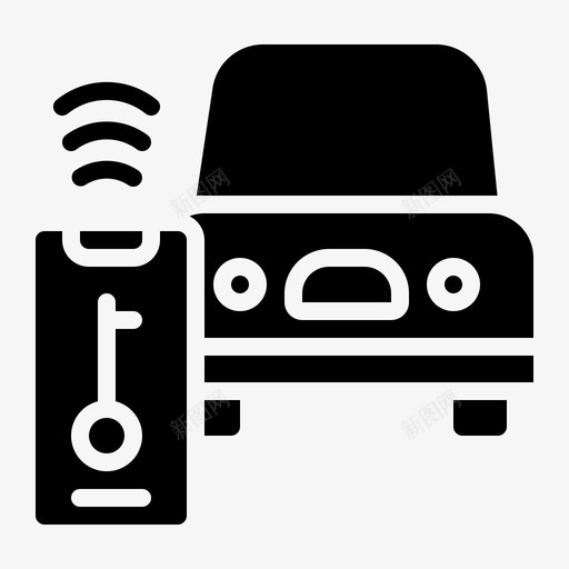 智能锁车数字技术物联网svg_新图网 https://ixintu.com 联网 智能 锁车 数字 技术 车辆 字形