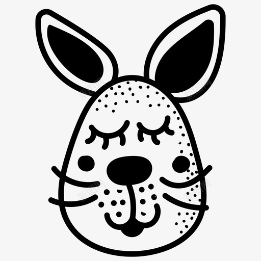 可爱的兔子画可爱的兔子兔子svg_新图网 https://ixintu.com 兔子 可爱 爱的 动物 字形 矢量 矢量图 图标