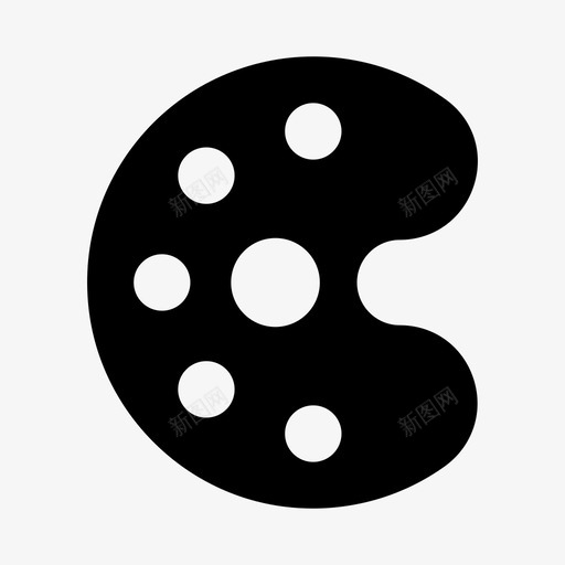 调色板艺术设计svg_新图网 https://ixintu.com 调色板 艺术 设计 绘图 开发 线条 符号