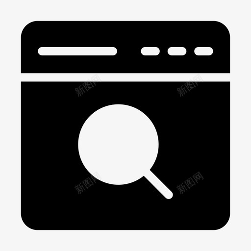 搜索网页浏览器互联网svg_新图网 https://ixintu.com 网页 搜索 搜索网 浏览器 互联网 在线 媒体 广告 字形